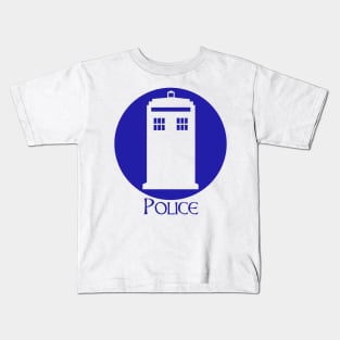 Police Box - Police Kids T-Shirt